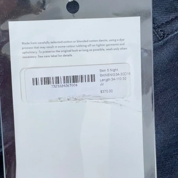 NWT - Women's ACNE Studios Skin 5 night Jeans - Size 30/34 - Picture 14 of 16